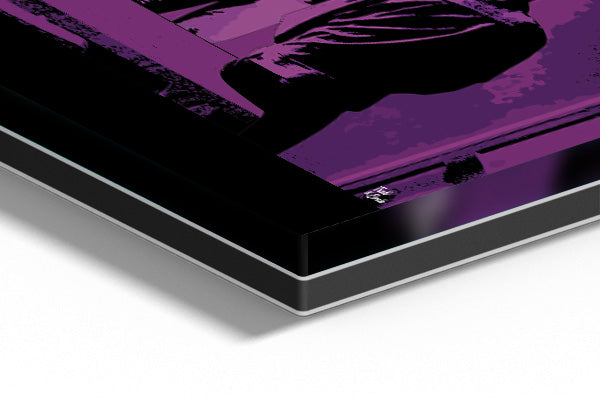 coin du tableau plexiglas tud and crab violet